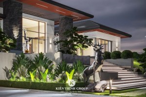 5 kinh nghiệm xây dựng biệt thự 1 tầng đẹp, tối ưu công năng
