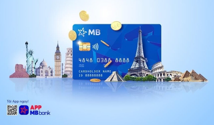 Miễn phí nhận tiền từ nước ngoài với thẻ MB Visa