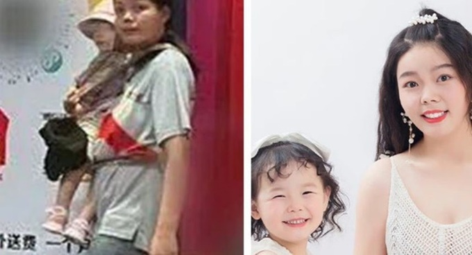 Chuyện đời buồn của nữ shipper Trung Quốc địu con bé xíu đi giao hàng
