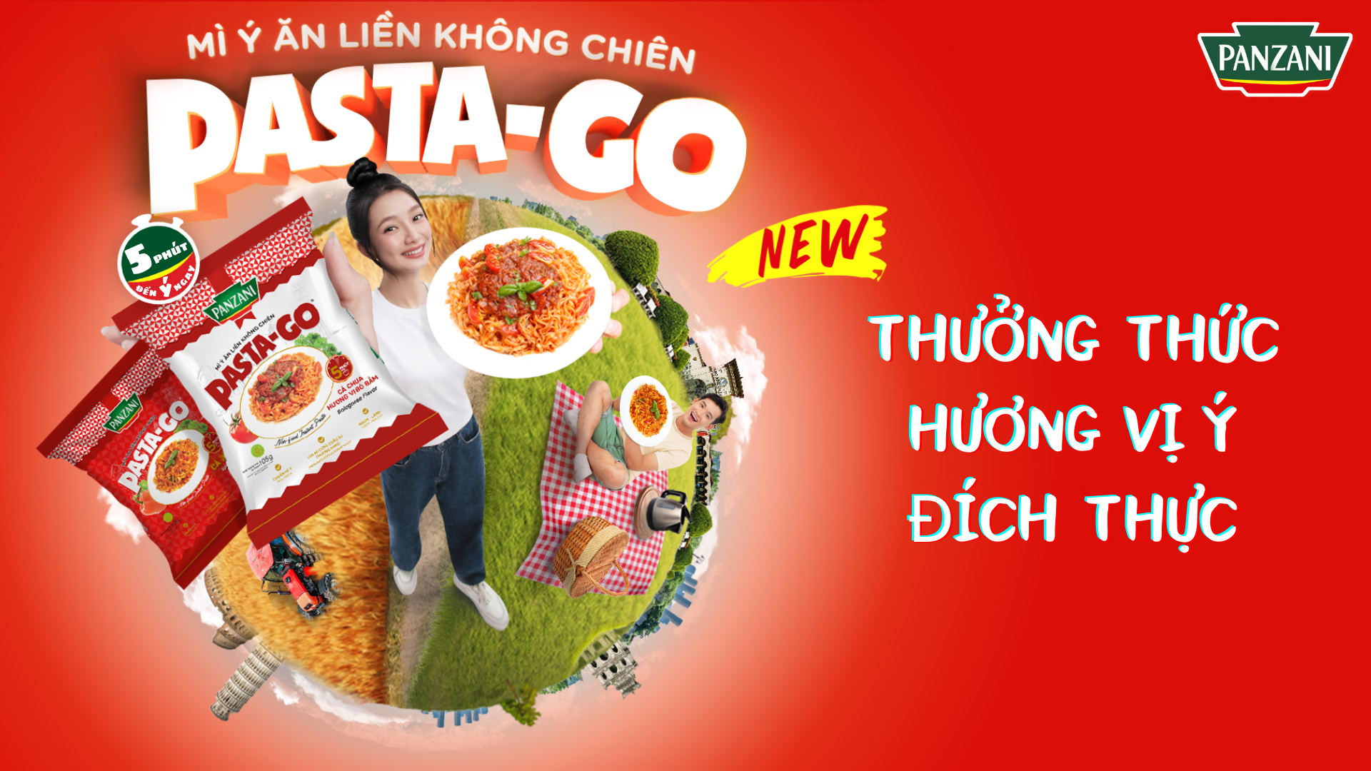 PASTA-GO - MÌ Ý ĂN LIỀN KHÔNG CHIÊN ĐẦU TIÊN TRÊN THẾ GIỚI DAI - NGON - LÀNH